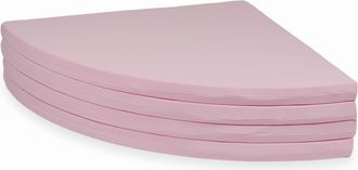 OEM Tappeto Da Gioco Per Bambini, Rotondo, Pieghevole, 160 Cm, Rosa Cipria