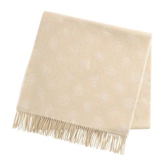 GANT Bufanda de lana con monograma - Accessories - Mujer - Beige - ONE SIZE