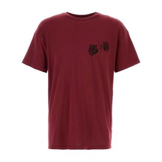 Willy Chavarria T-Shirts, male, Red, Size: L Willy Label Easy Tee