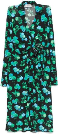 Coperni Shirt Kleedjes - Dames - Wikkelkleedje - Veelkleurig - S - Kleedjes
