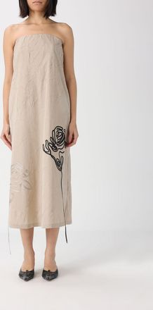 Liviana Conti Abito Violet midi Liviana Conti in taffet&agrave; con ricami