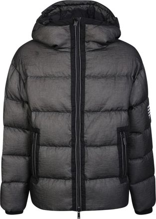 Dsquared2 Winter Jackets, male, Black, S, Black Down Jacket with Hood