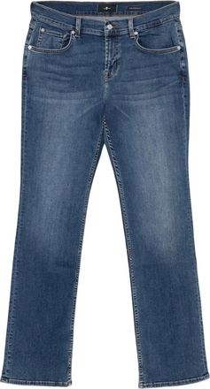 7 For All Mankind Jeans dritti con bottoni - Blu