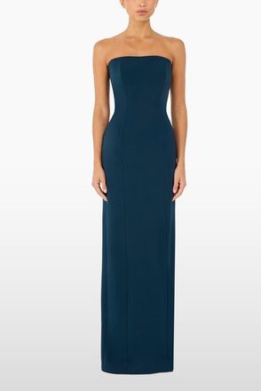 Jenny Packham Estelle Maxi Dress in Hawks Eye Blue at Nordstrom, Size 14 Uk