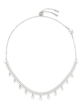 Swarovski Capsule choker - women - Swarovski Crystal Pearl/Swarovski Crystal/Brass - One Size - Silver