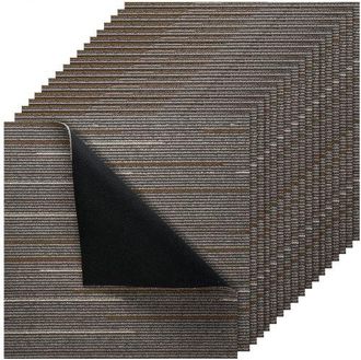 OEM Losetas De Alfombra, 609,6 X 609,6 X 6 Mm, Suelo De Moqueta Modular De 9 M&sup2;, F&aacute;cil De Instalar Y Reemplazar, Para Apartamentos, Oficinas, Propiedades 