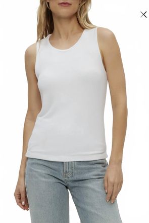 Michael Stars Jojo Doubled Tank In White