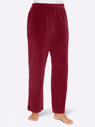 Feel Good Nickihose FEEL GOOD, Damen, Gr. 36/38, Normalgr&ouml;ssen, rot (dunkelrot), 80% Baumwolle, 20% Polyester, unifarben, Hosen Nickihose