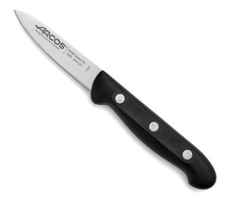 Arcos Cuchillo mondador acero inoxidable nitrum 80 mm mango negro