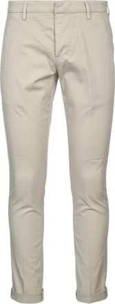 Dondup Pantalone Gaubert - Heren - Chinos - Beige - W29 - Leer - Broeken