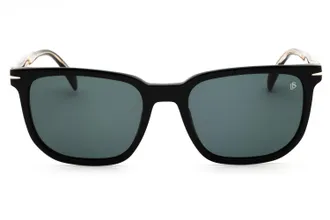David Beckham DB1076S Rectangular Sunglasses - Black