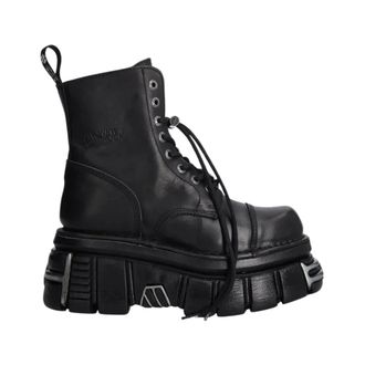 New Rock Mujer, Zapatos, Negro, Talla: 36 EU