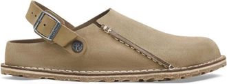 Birkenstock Lutry Premium Su&egrave;de Leren Sandalen - Dames - Klompen - Grijs - 39 EU - Su&egrave;de - Schoenen