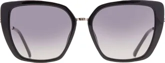 Guess Smoke Gradient Cat Eye Ladies Sunglasses GF6199 01B 56