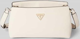Guess Handtasche mit Label-Applikation Modell TALENT in Ecru, Größe 1