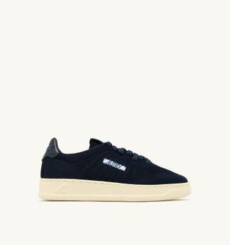 Autry MEDALIST EASEKNIT LOW SNEAKERS IN SPACE BLUE KNIT