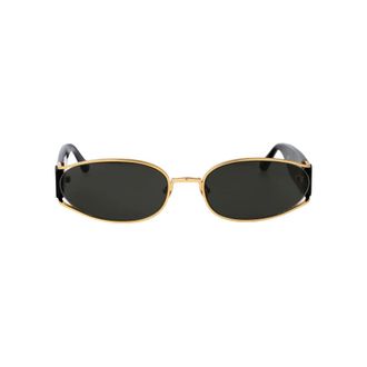 Linda Farrow Sunglasses, female, Multicolor, Size: 62 MM Lfl1157 Shelby Oval Sunglasses