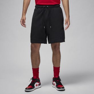 Nike Jordan Mens Jordan Flight Fleece Diamond Shorts in Black | FV7257-010