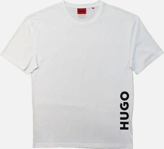 HUGO BOSS Mens HUGO Relaxed Fit T-Shirt, White - Size: 38
