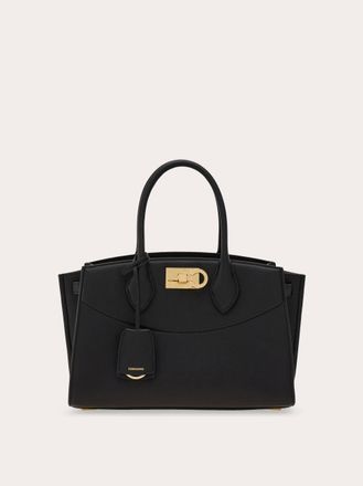 Ferragamo Women New Ferragamo Studio soft bag (M) Black