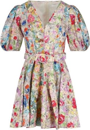 Zimmermann Floral Belted Mini Dress Size L