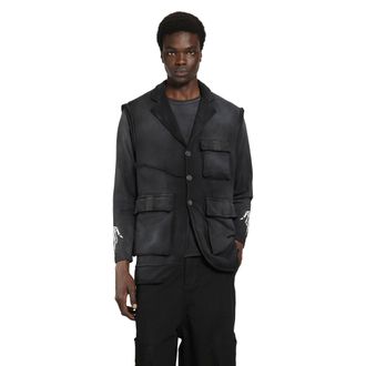 Massimo Sabbadin Washed Jersey Waistcoat
