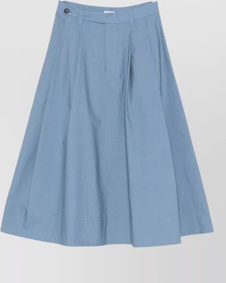 Brunello Cucinelli high waist pleated midi skirt