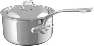 Bloomingdale's MCook 1.9 qt Stainless Steel Saucepan & Lid in Silver at Nordstrom