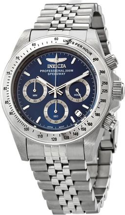 Invicta Speedway Chronograph Quartz Blue Dial Mens Watch 30990