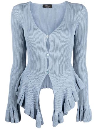 Blumarine Cardigan con ruches