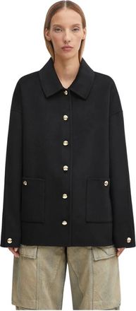 Anine Bing Jassen, Dames, Zwart, M, Wol, Licht Jack