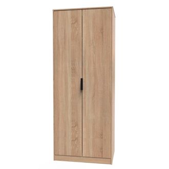Welcome Furniture Helsinki Ready Assembled Wardrobe with 2 Doors - Bardolino Oak - Welcome Furniture | TJ Hughes