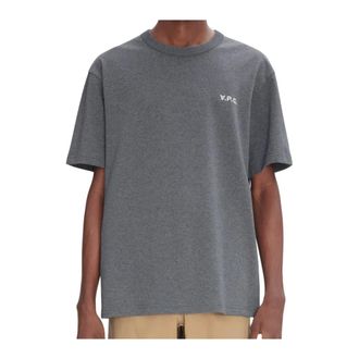 A.P.C. A.p.c., Heren, Tops, Grijs, Maat: L Katoen