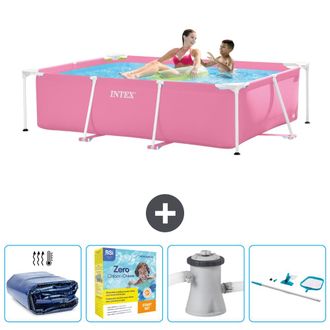 Intex Piscina Con Estructura Rectangular - 220x150x60 Cm - 7-piezas Scb14