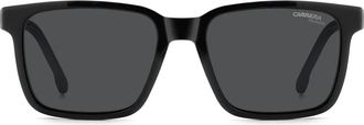 Carrera Stijlvolle zonnebril met kleurrijke lenzen - Heren - Zonnebrillen - Zwart - 53 MM - Accessoires