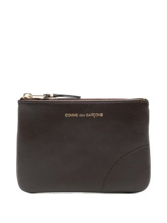 Comme Des Gar&ccedil;ons zip wallet - Brown