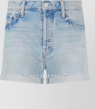 Mother denim shorts casual summer style