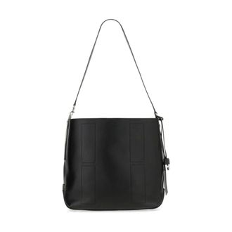 Hogan Tassen, Dames, Zwart, ONE Size, Leer, Hocket Hobo Bag