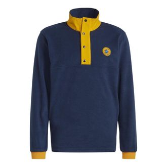 adidas originals Wh Snap Fleece Navy Blue Yellow II8482
