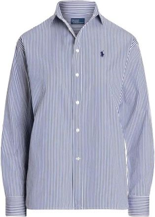 Polo Ralph Lauren Gestreept Casual Overhemd - Dames - Overhemden - Blauw - M - Katoen - Overhemden