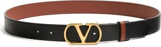Valentino Garavani VLogo Leather Belt