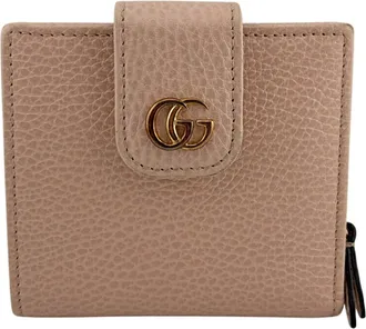 Gucci Pink Leather Wallet (Bi-Fold) (Pre-Owned)