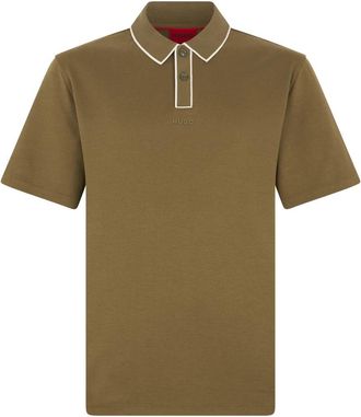 HUGO BOSS Dalumo Polo - Heren - Polos - Bruin - S - Katoen - Tops
