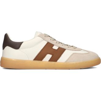 Hogan Stoere Beige Veterschoenen voor Dames - Dames - Sneakers - Beige - 36 EU - Leer - Schoenen