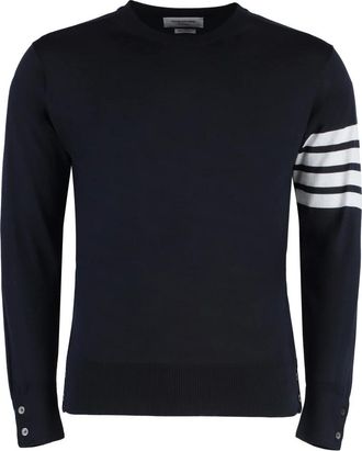 Thom Browne Uomo, Maglie, Blu, M, new