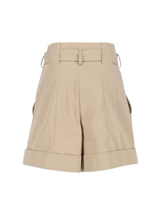Balmain Womens Trousers Beige Cotton