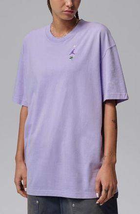 Nike Jordan GFX Oversize Cotton T-Shirt in Hydrangeas at Nordstrom, Size Xx-Large