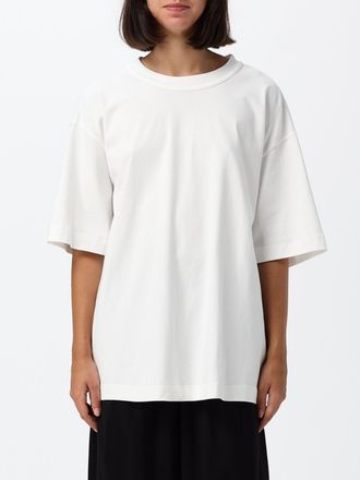 Eleh T-shirt girocollo in cotone con fiocco e vestibilit&agrave; relaxed