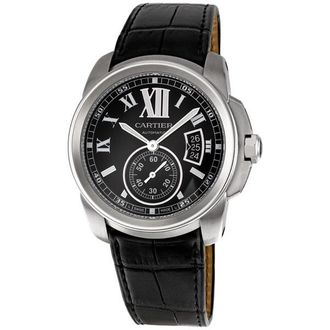 Cartier Pre-owned Cartier Calibre de Cartier Steel Automatic Mens Watch W7100041