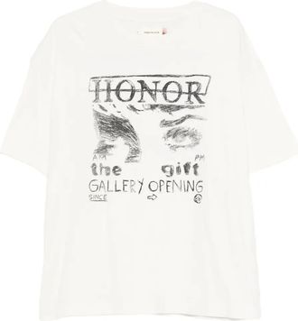 Honor The Gift graphic-print T-shirt - White